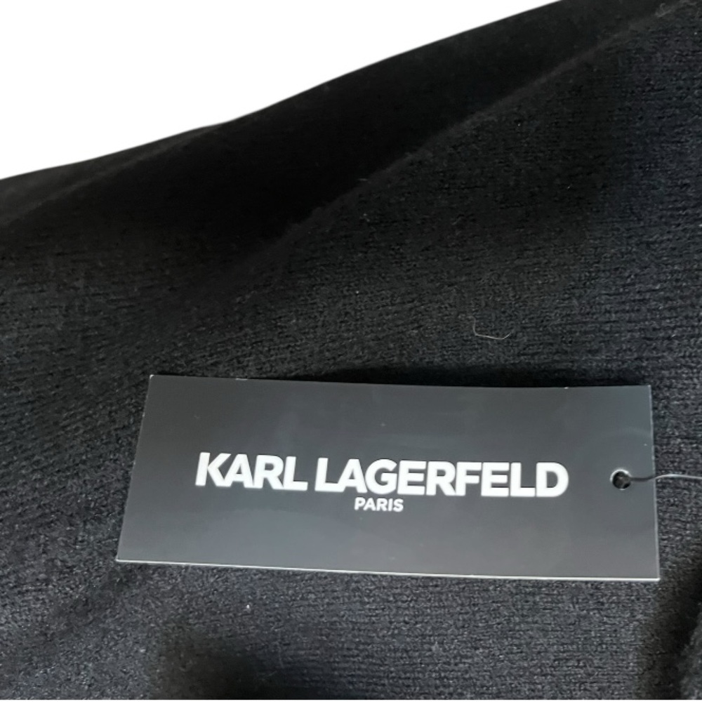NWT- Karl Lagerfeld Paris
C'EST LA VIE RUFFLE SLEEVE SWEATER - Picture 5 of 9